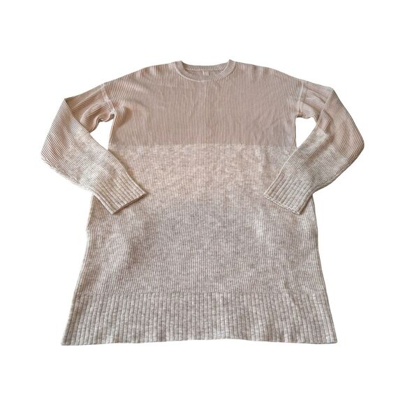 Lululemon Restful Intention Sweater Dress Bliss Heather Blush Pink Wool Cashmere - Picture 1 of 4
